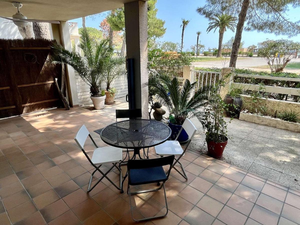 Studio Cabine Avec Terrasse 4 Pers, Acces Direct Plage, Tv, Animaux Admis - Argeles-Sur-Mer - Fr-1-225-798 Exteriör bild