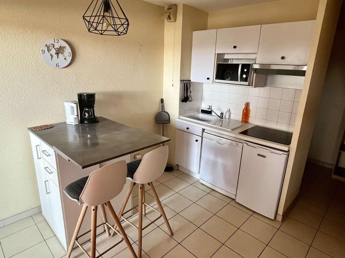 Studio Cabine Avec Terrasse 4 Pers, Acces Direct Plage, Tv, Animaux Admis - Argeles-Sur-Mer - Fr-1-225-798 Exteriör bild